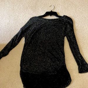 Children’s black sequins top